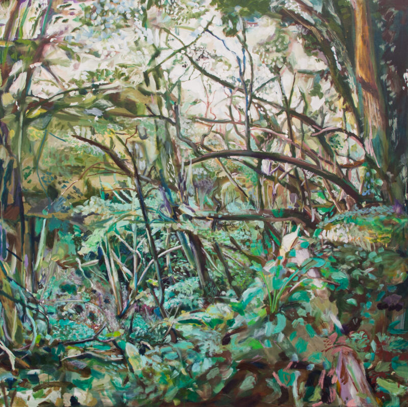 Painting of a Lime Kilm Copse by Noel Hefele
