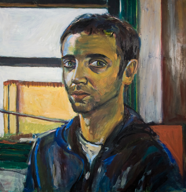 Self Portrait painting by Noel Hefele