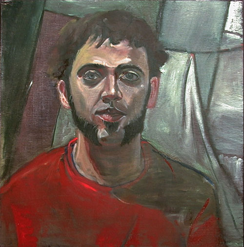 Self Portrait Oil Painting by Noel Hefele