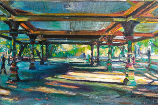 Prospect Park Pavillion painting by Noel Hefele