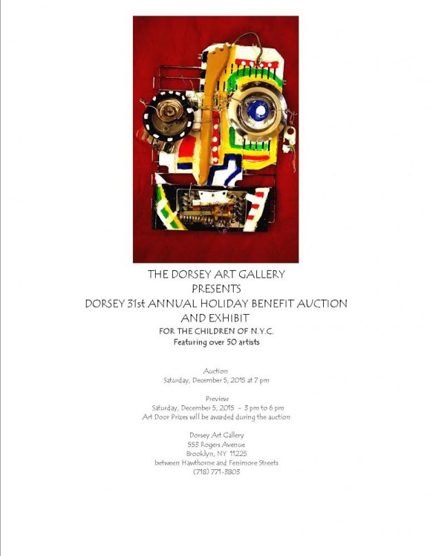 The Dorsey Gallery 31st Annual Holiday Benefit Auction – Dec 5th