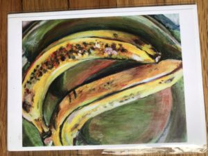 Banana greeting card