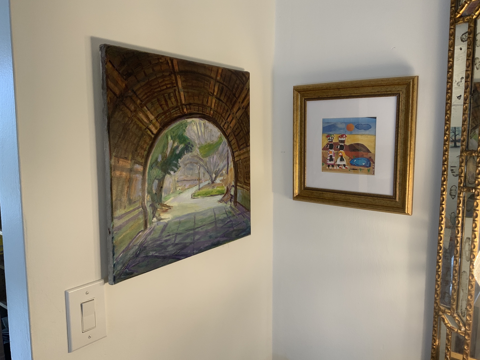 Cleft ridge arch painting by Noel Hefele in context