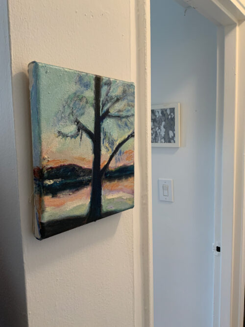 oil painting of Prospect Park by Noel Hefele