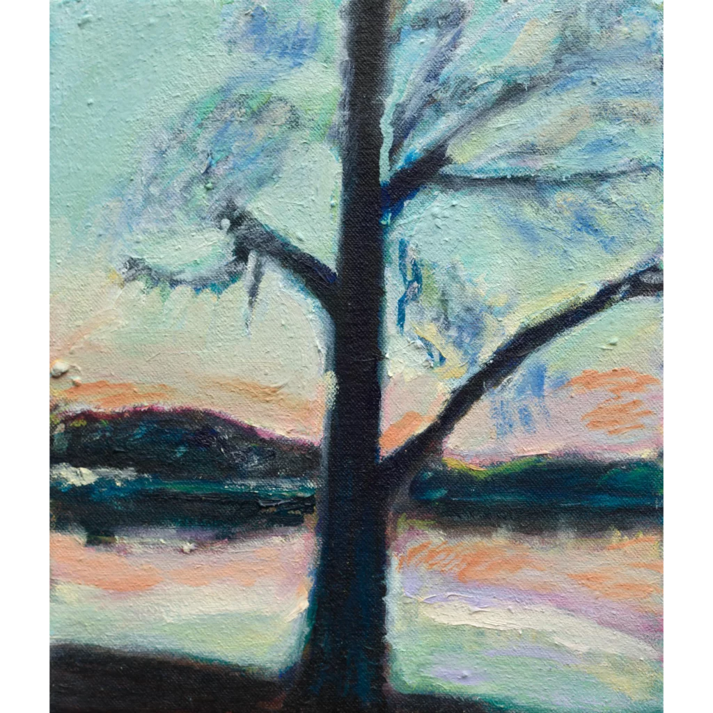 Evening at the Lake, Prospect Park, Brooklyn