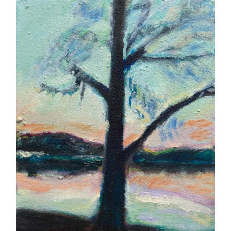 Evening at the Lake, Prospect Park, Brooklyn