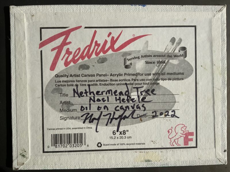 Oil Study of Nethermead in Prospect Park Brooklyn