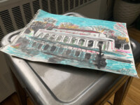 Prospect Park Boathouse Drawing - Image 2