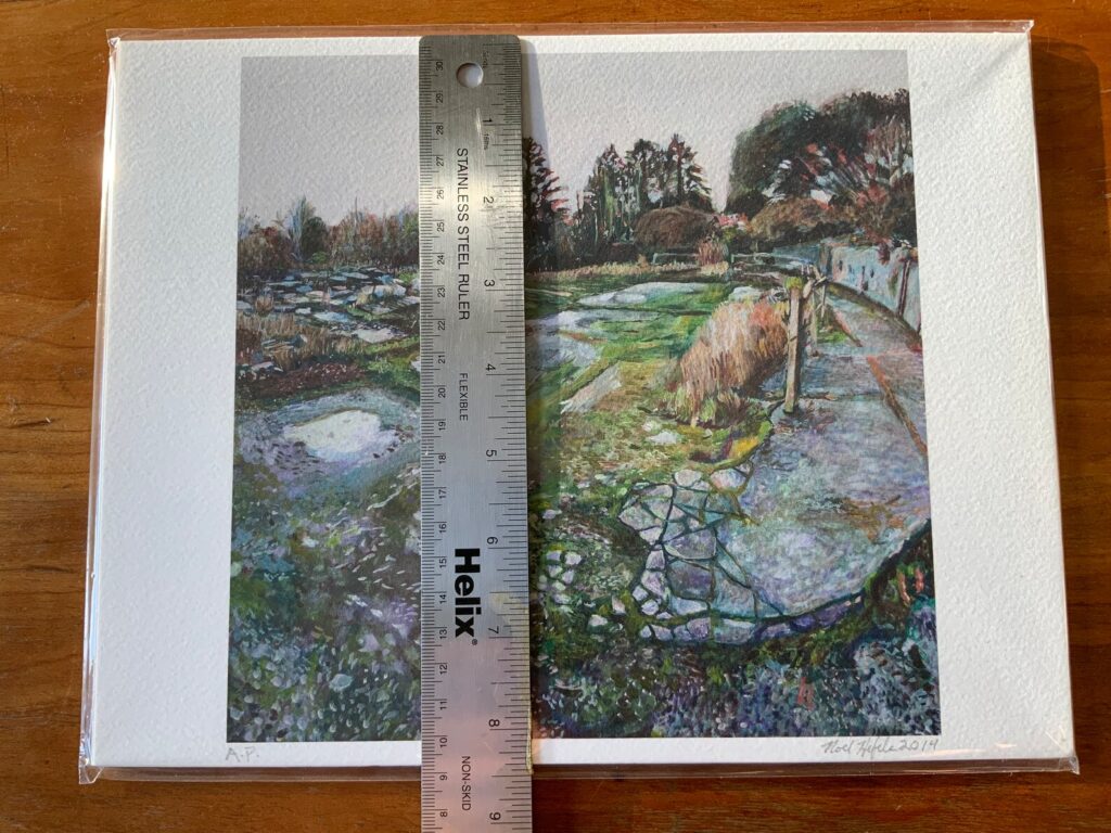 Oil painting of Old Dartington Nursery transformed into archival quality giclee print