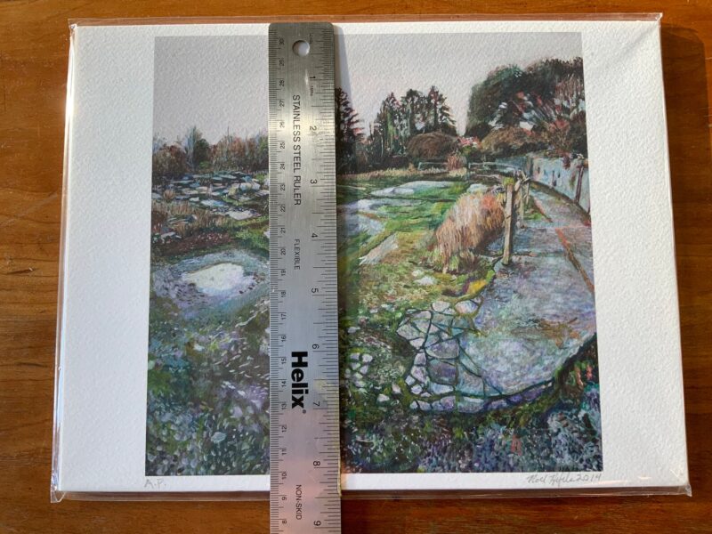 Oil painting of Old Dartington Nursery transformed into archival quality giclee print