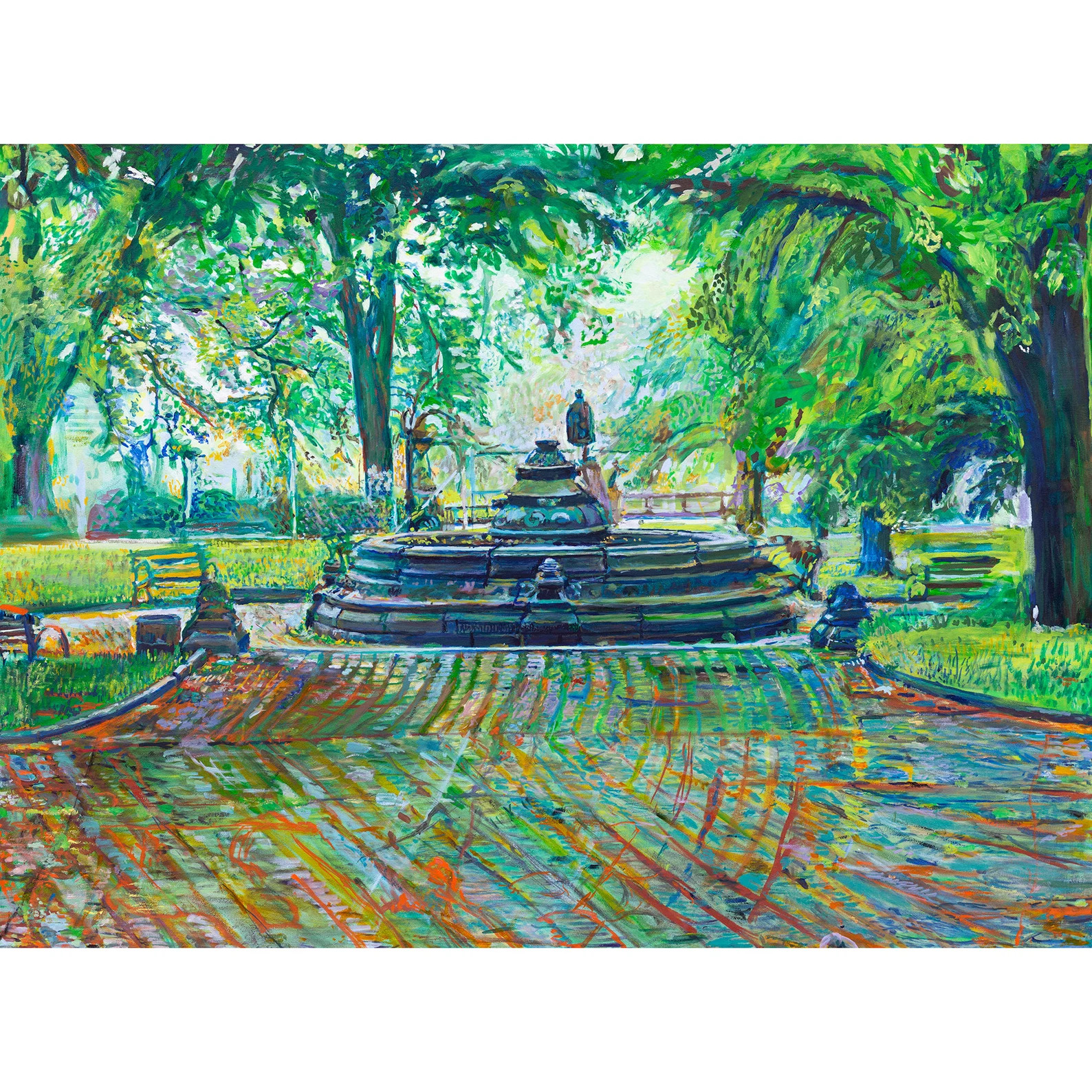 Prospect Park, Concert Grove, Brooklyn art Giclee print by Noel Hefele
