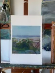 Giclee print by Noel Hefele of Rye Beach
