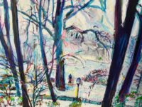 Limited edition gicleé print of winter scene by Noel Hefele
