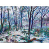 Limited edition gicleé print of winter scene by Noel Hefele
