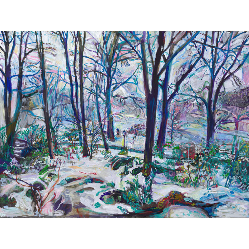 Limited edition gicleé print of winter scene by Noel Hefele
