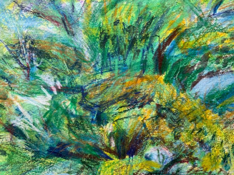 Close-up detail of Eldest Willow drawing by artist Noel Hefele