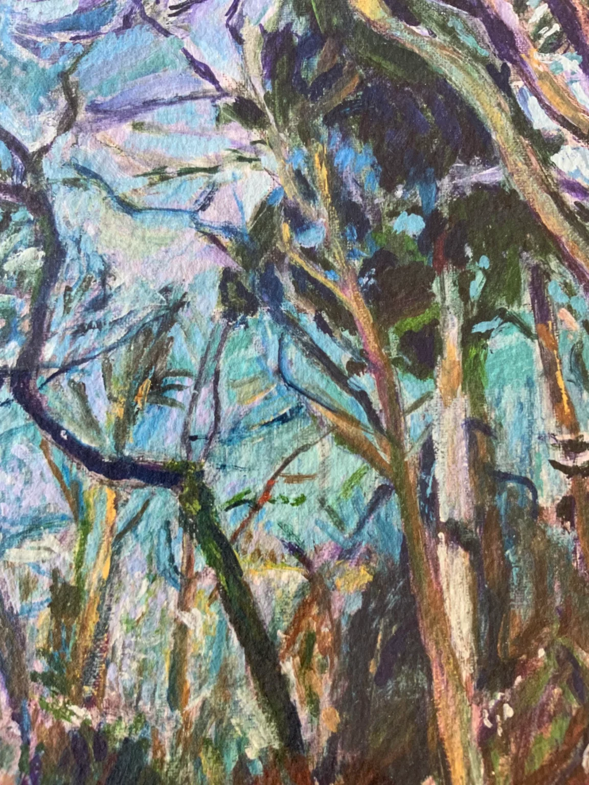 Prospect Park Oil Painting Giclee