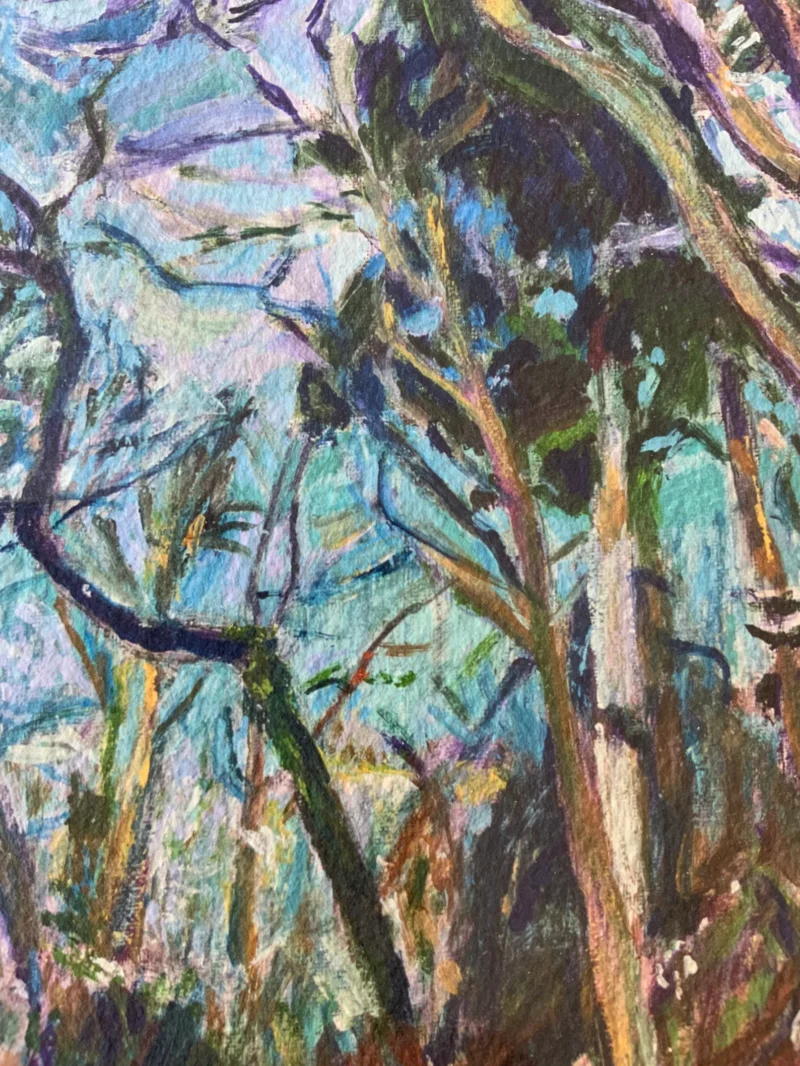 Prospect Park Oil Painting Giclee