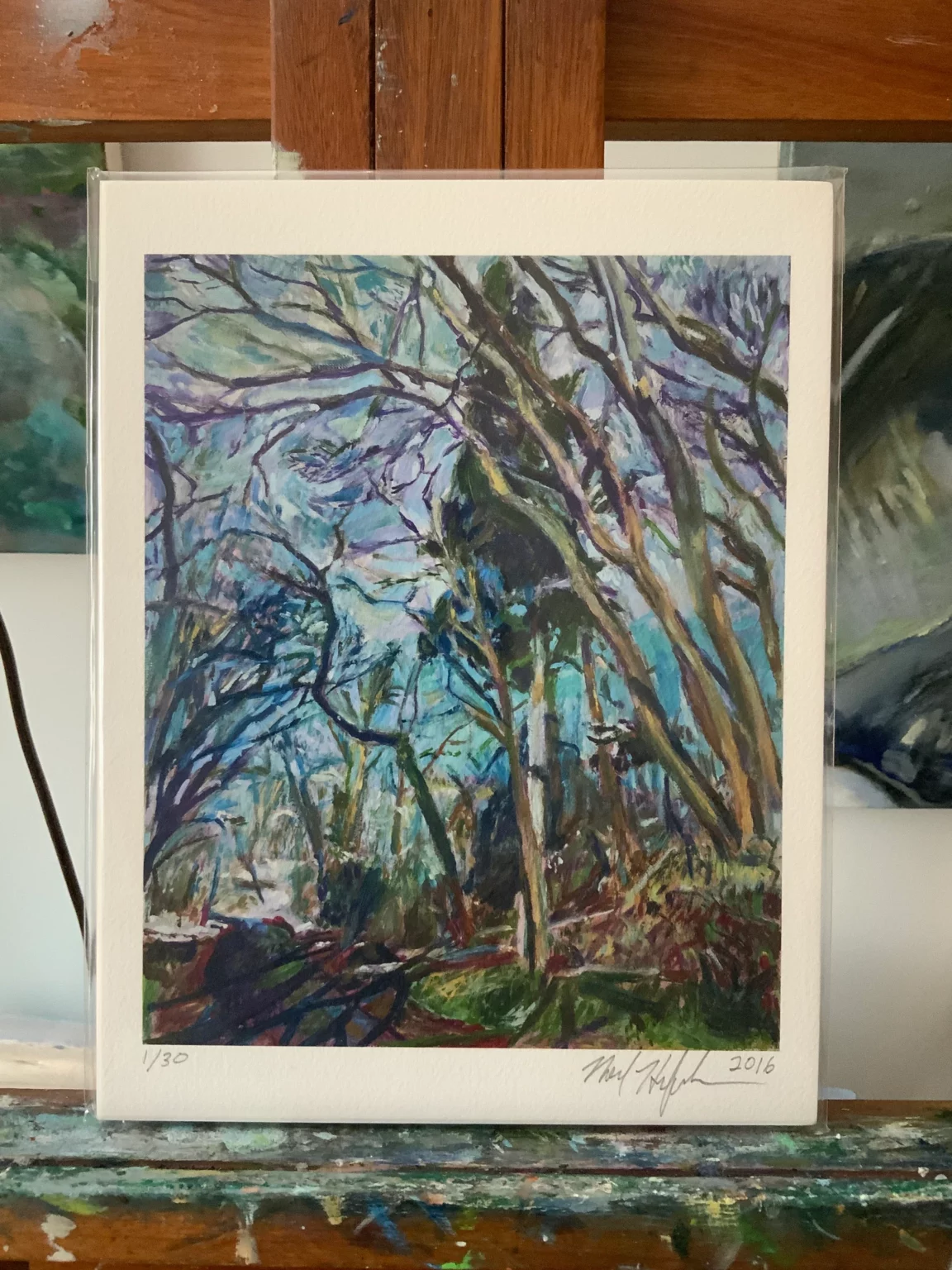 Prospect Park Oil Painting Giclee