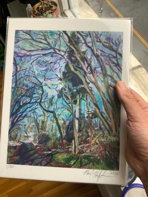 Prospect Park Oil Painting Giclee