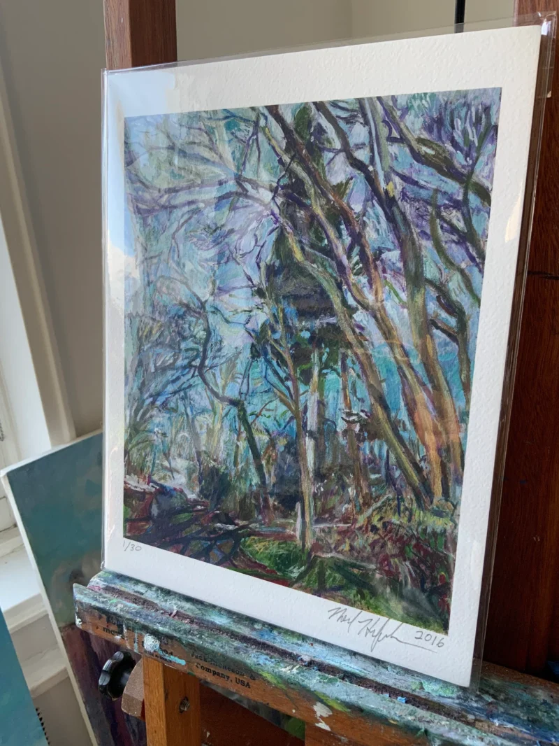 Prospect Park Oil Painting Giclee