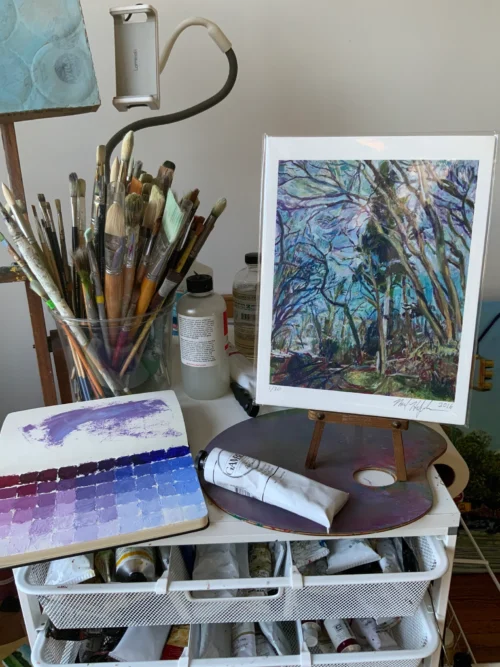 Prospect Park Oil Painting Giclee