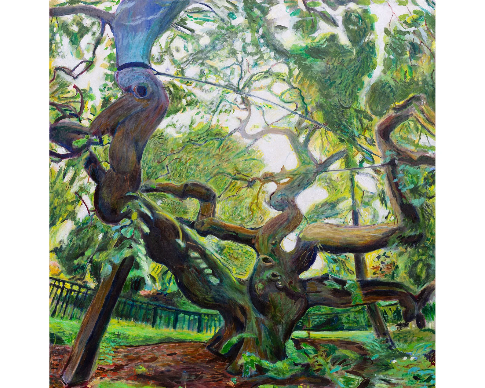 Digital file of Camperdown Elm painting