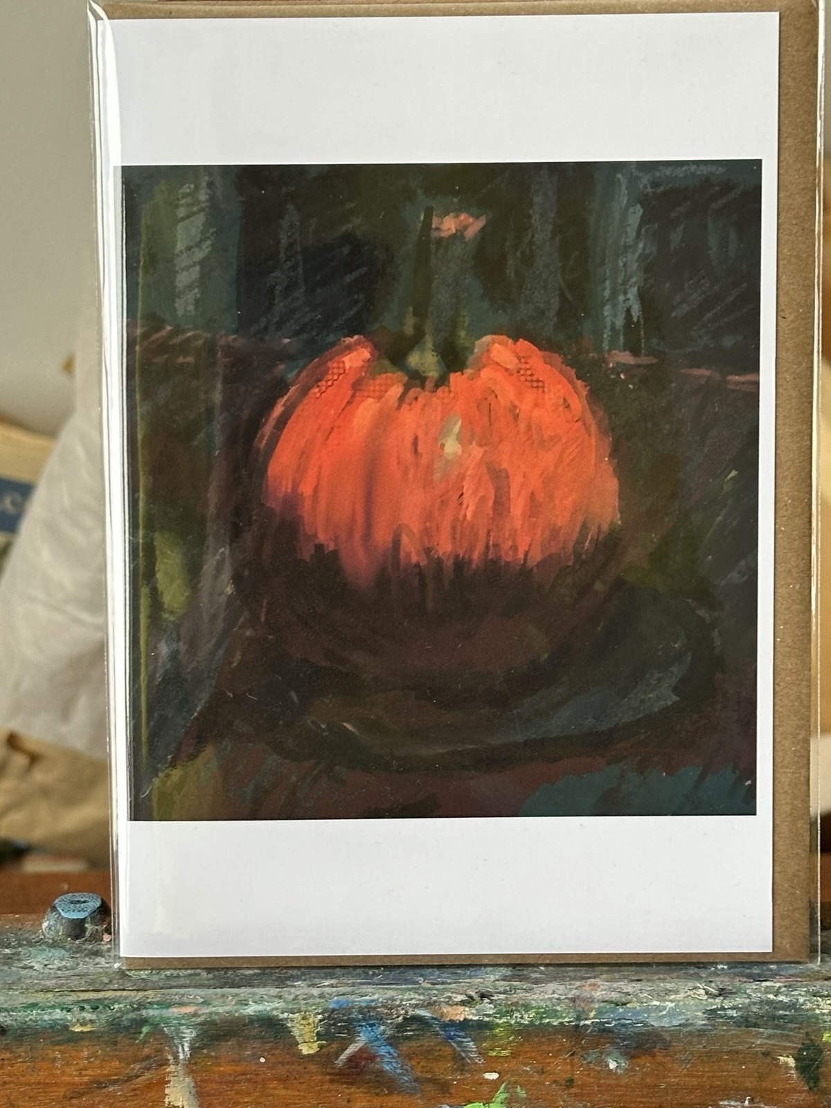 Procreate-rendered Halloween Pumpkin Artwork