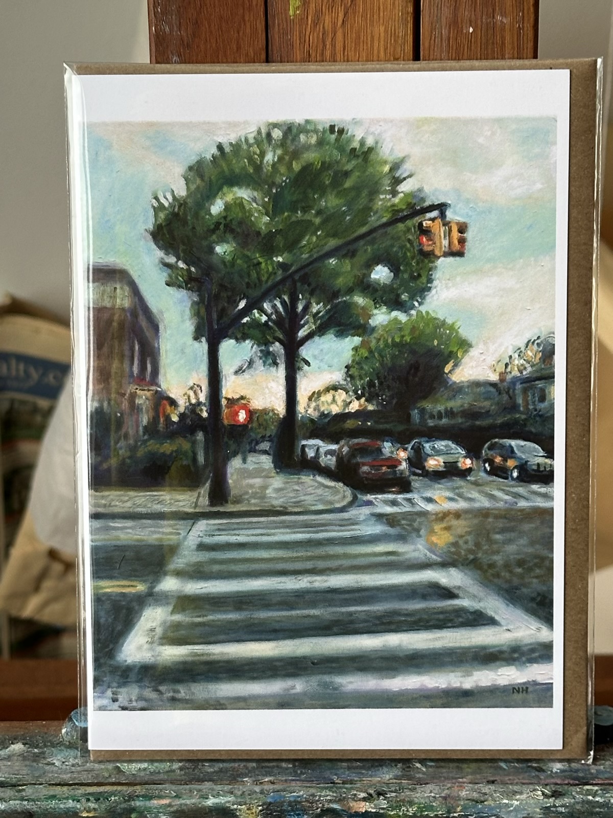 Greeting card print showcasing Noel Hefele