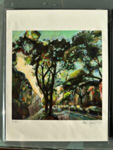 Giclee Print of Rutland Road in Prospect Lefferts Gardens by noel hefele", "Impressionist Artwork of Rutland Road", "Prospect Lefferts Gardens Scene Giclee