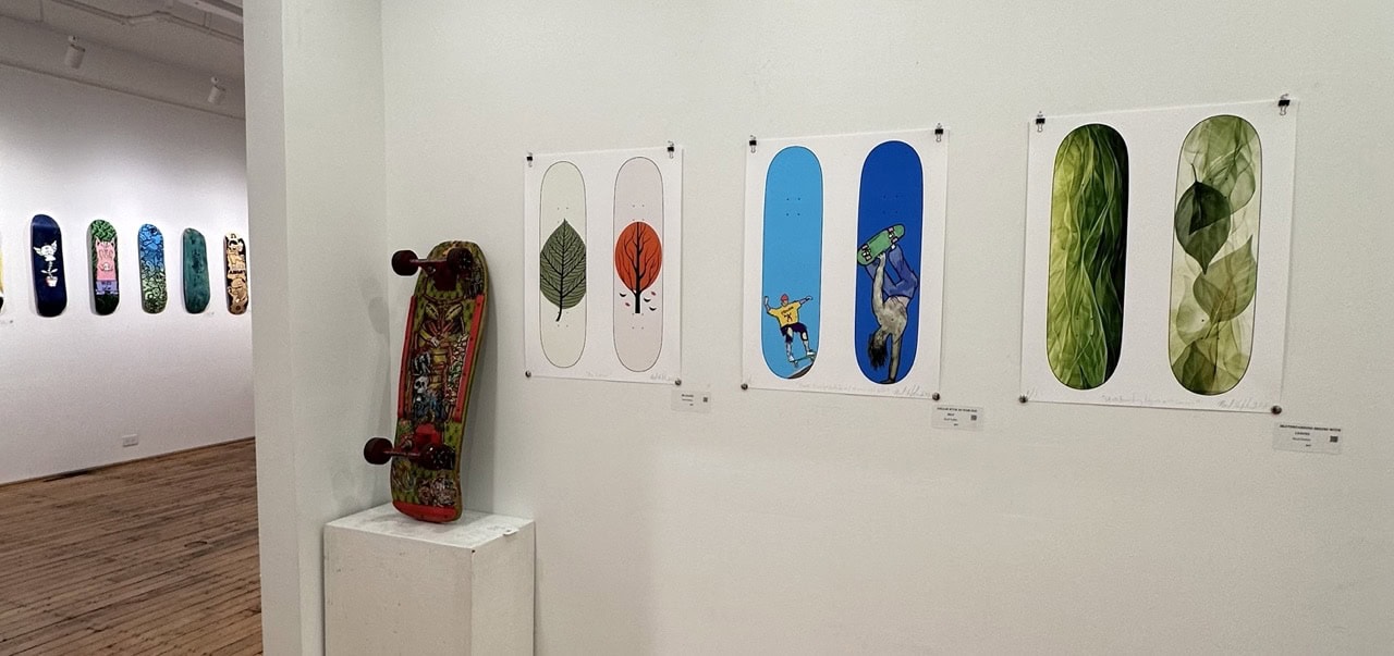 Noel Hefele Skateboard Designs at Yonkers Arts