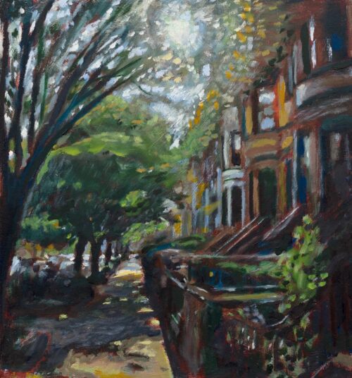 Sunlit Brownstones on Rutland Road